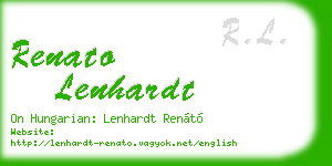 renato lenhardt business card